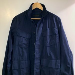 Men’s Uniqlo utility coat - navy